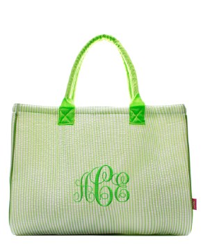 Seersucker Tote