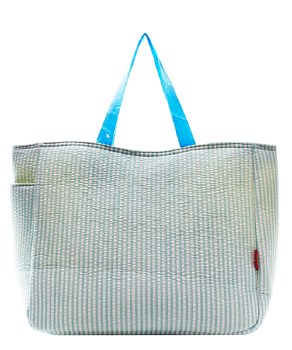 Seersucker Tote