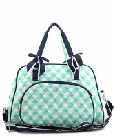 Plaid Duffel
