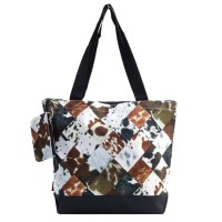 Cow Patchwork Tote