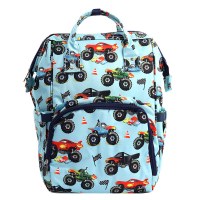 Monster Truck Diaper Backpack