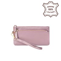 Genuine Leather Wristlet