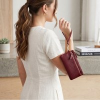 Genuine Leather Wristlet