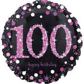 100th Sparkling Foil Balloon