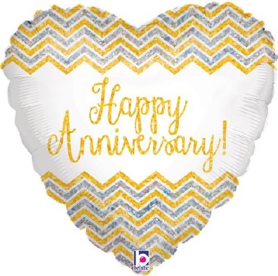 Chevron Anniversary Foil