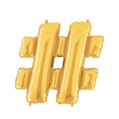 Hashtag Gold Supershape