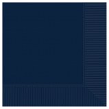 Navy Beverage Napkins