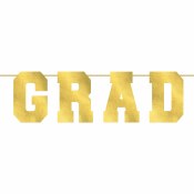 Grad Collegiate Letter Banner