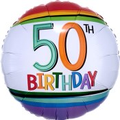 50th Birthday Foil Balloon
