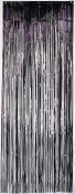 Metallic Curtain Black