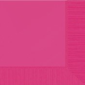 Bright Pink Lunch Napkins