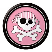 Pirate Girl Dessert Plates