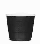 Black 9oz Plastic Cups