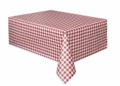 Red Gingham Tablecover