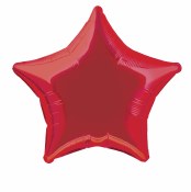 Star Foil Balloon Red