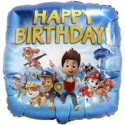 Paw Patrol Bday Foil Balloon