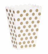 Polka Dot Treat Box Gold
