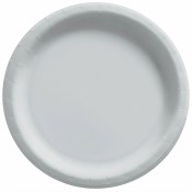 Silver Dessert Paper Plates