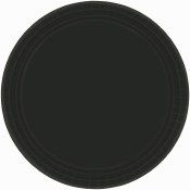 Black Lunch Paper Plates