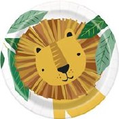 Jungle Animal Dessert Plates