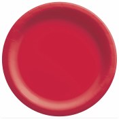 Red Dinner Paper Plates