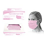 Masks Pink Disposable 50ct