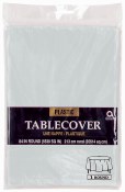 Silver Round Tablecover