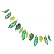 Safari Foil Leaves Garland 7ft