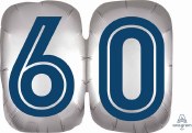 60th Luxe Foil Balloon
