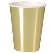 Gold Metallic Paper Cups