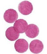 Confetti Circle Round Hot Pink