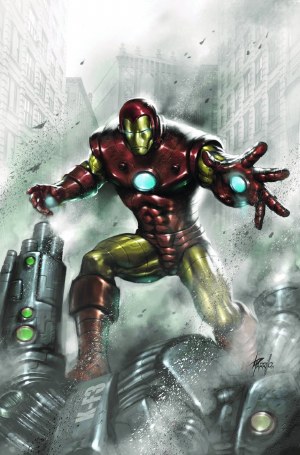 Indomitable Iron Man B&amp;W