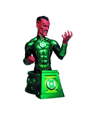 Blackest Night Sinestro As Green Lantern Bust