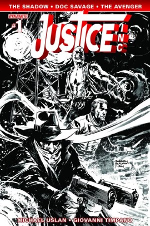 Justice Inc #1 (of 6) 10 Copy Hardman B&amp;W Incv (Net)