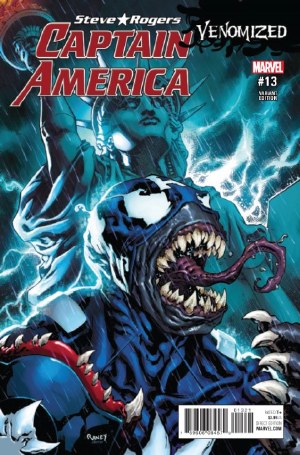 Captain America Steve Rogers #13 Raney Venomized Var