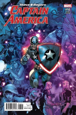 Captain America Steve Rogers #16 Rb Silva Connecting a Var