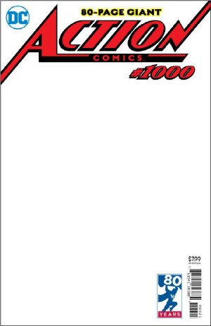 Action Comics #1000 Blank Var Ed