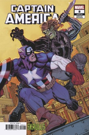 Captain America #8 Larraz Skrulls Var