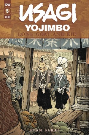 Usagi Yojimbo Lone Goat &amp; Kid #6 (of 6)