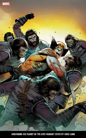 Wolverine #30 Land Planet of Apes Var