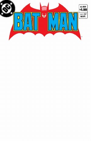 Batman #357 Facsimile Edition Blank Var 2nd Ptg