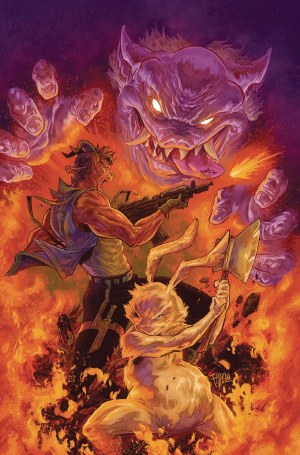 Man Goat &amp; Bunnyman Beware the Pigman #1 (of 3) Cvr A Fajard