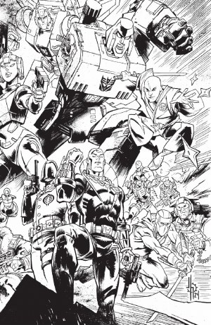 Destro #1 (of 5) Cvr J Howard B&amp;W Eu Annv Var