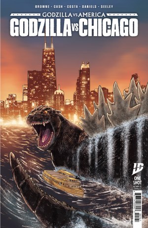 Godzilla Vs America Chicago #1 2nd Ptg Cash