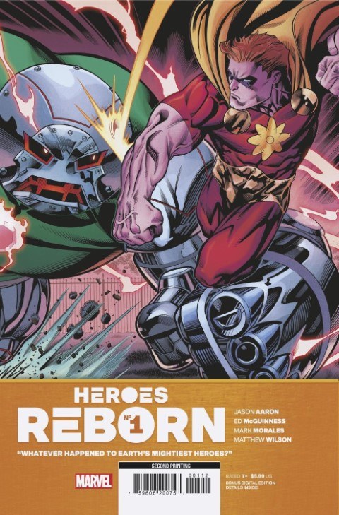 Heroes Reborn 1 Of 7 2nd Ptg Mcguinness Ptg Var Comic Book Relief