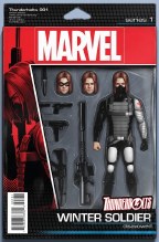 Thunderbolts V5 #1 ChristopheAction Figure Var- Variant Cover Comic Book