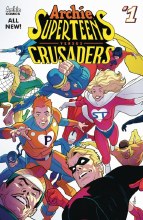 Archies Superteens Vs Crusaders #1 Cvr A  Connecting Cvr 1