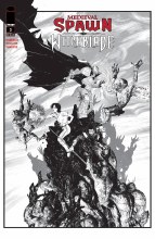 Medieval Spawn Witchblade #3 (of 4) Cvr B Haberlin B&W