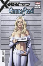 X-Men Black Emma Frost #1 Larroca Mugshot Var