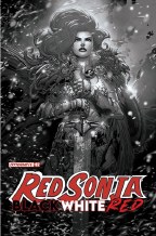 Red Sonja Black White Red #2 Cvr G 25 Copy Incv Meyers B&W